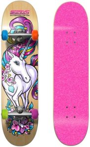 SkateXS Beginner Unicorn Girls Skateboard