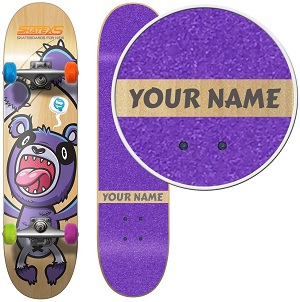 SkateXS Personalized Panda Street Kids