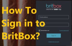 BritBox Sign In