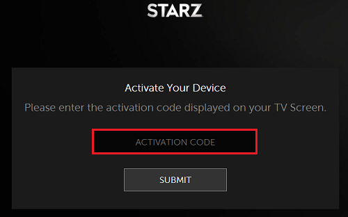 Activate STARZ App on Amazon Fire TV
