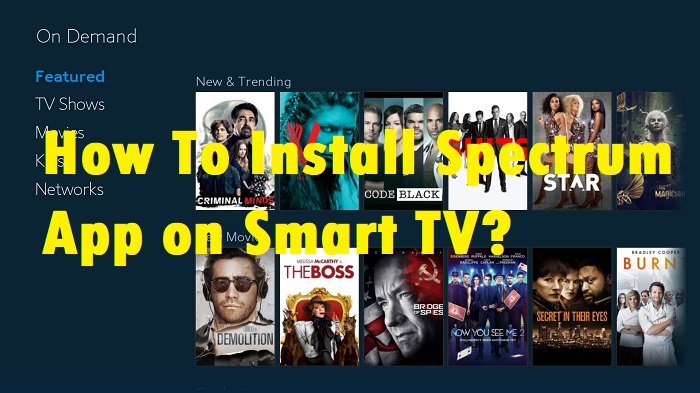 Spectrum App on Smart TV