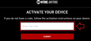 roku activate showtime anytime