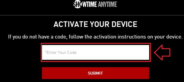 Activate Showtime Anytime