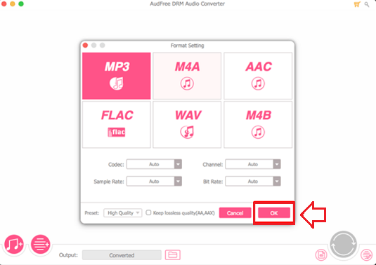 Convert Audiobooks Using AudFree