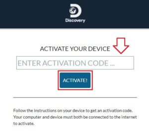 go discovery comactivate