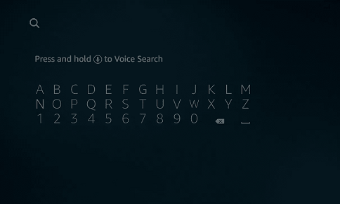 Search for App on Firestick