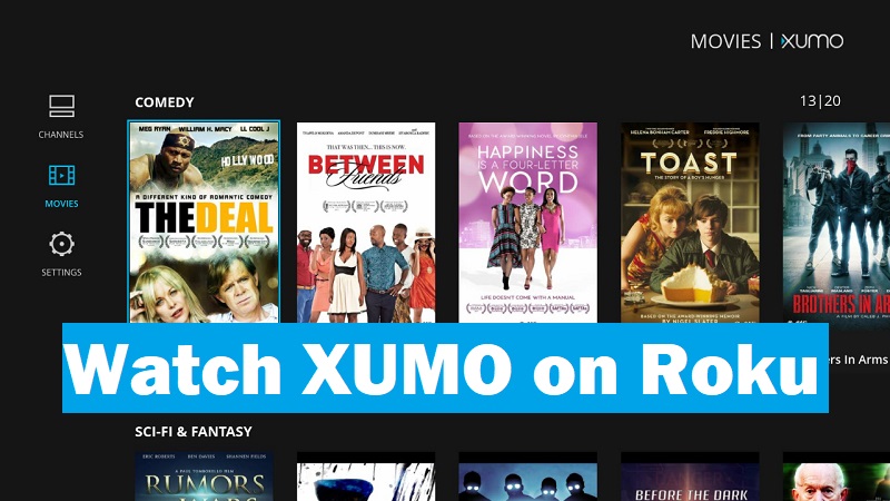 Watch XUMO on Roku TV