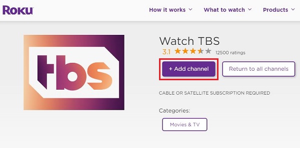 TBS on Roku