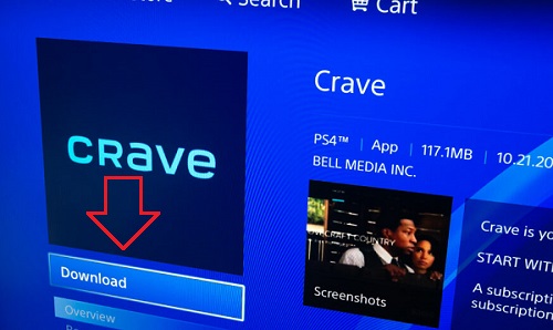 crave tv on playstation