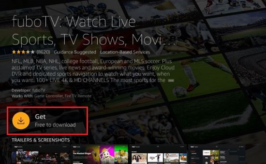 Get FuboTV on Firestick