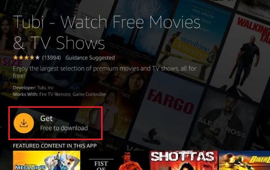 Install Tubi TV on Firestick