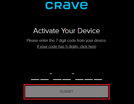 Activate Crave on Amazon Fire TV